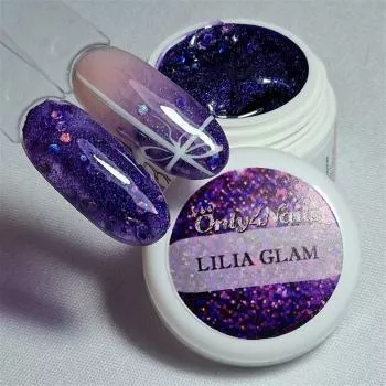 Lilia Glam 5ml Farbgel Lila